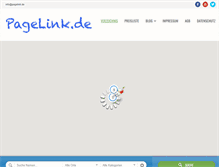 Tablet Screenshot of pagelink.de